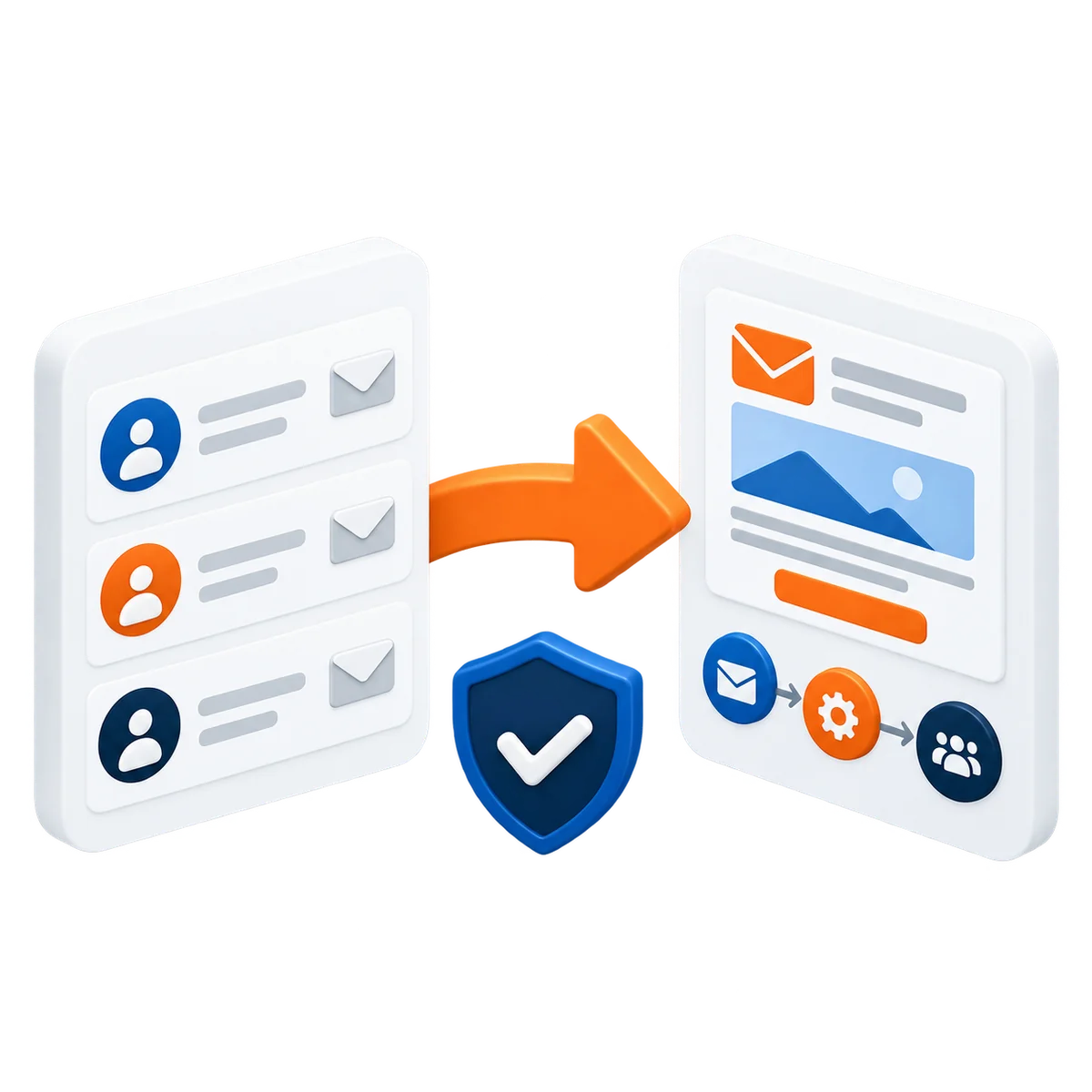 Subscriber data moving securely between email platforms while preserving email campaigns and automation workflows Subscriber data moving securely between email platforms while preserving email campaigns and automation workflows