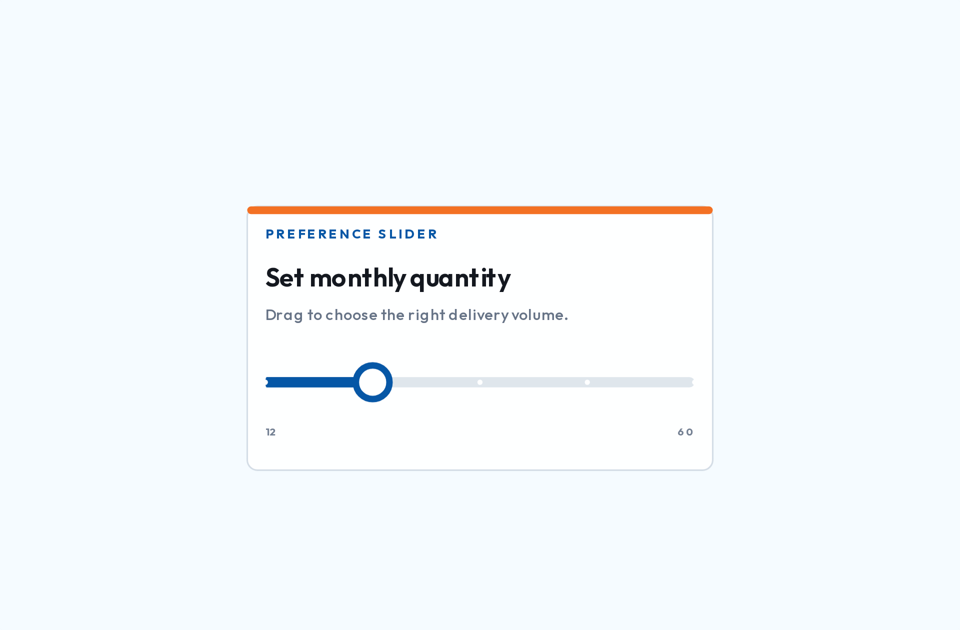 A dedicated slider interaction transitions into a segmented offer countdown. A dedicated slider interaction transitions into a segmented offer countdown.